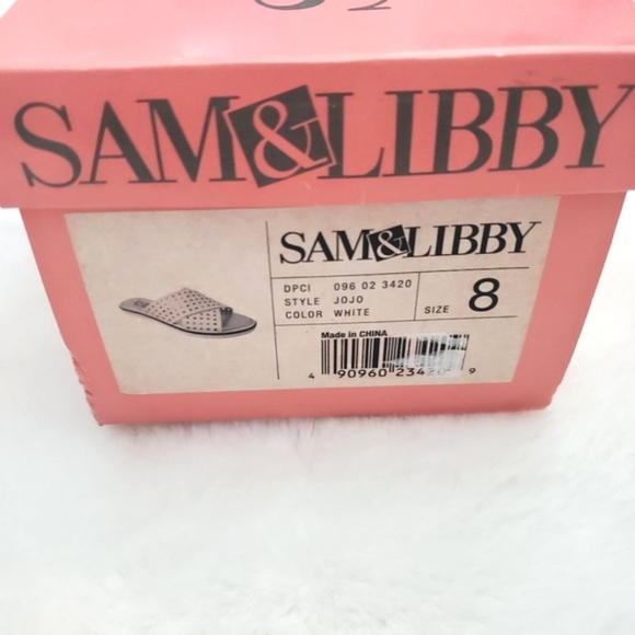 BNITB SAM & LIBBY | JOJO Slide Sandal White - Picture 4 of 4